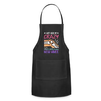 Knee Surgery - Adjustable Apron - black - Front - Julia (174cm)