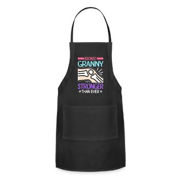Knee Surgery - Adjustable Apron - black - Front - Julia (174cm)