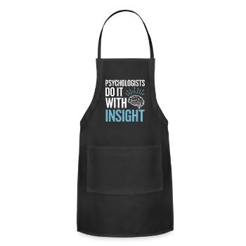 Understanding Psychology Mind and Behavior - Adjustable Apron - black - Front - Julia (174cm)