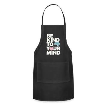 Understanding Psychology Mind and Behavior - Adjustable Apron - black - Front - Julia (174cm)