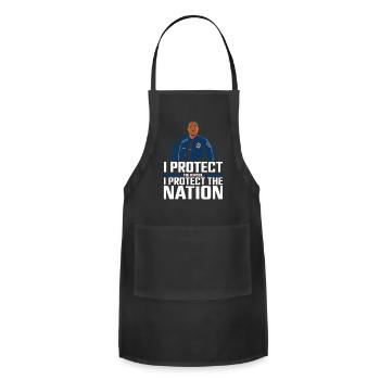 Customs and Border Protection Officer Airport Jobs - Adjustable Apron - black - Front - Julia (174cm)