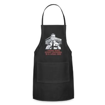 Customs and Border Protection Officer Airport Jobs - Adjustable Apron - black - Front - Julia (174cm)