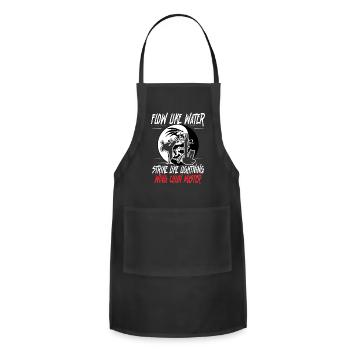 Wing Chun Master Mixed Martial Arts - Adjustable Apron - black - Front - Julia (174cm)