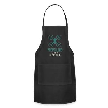Drone Photographer FPV Freestyle Pilot Aerial - Adjustable Apron - black - Front - Julia (174cm)