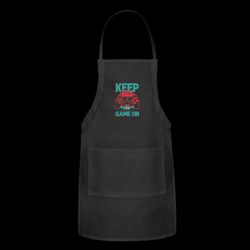 Don't Panic, Just Game On! - Adjustable Apron