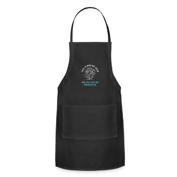 This Is Why We Need EDS Warrior EDS Awareness - Adjustable Apron - black - Front - Julia (174cm)
