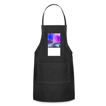 Aim for the moon - Adjustable Apron - black - Front - Julia (174cm)