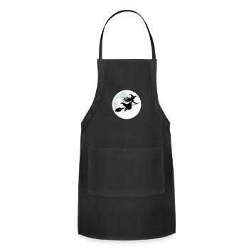 Moonlight Witch Flight - Adjustable Apron - black - Front - Julia (174cm)