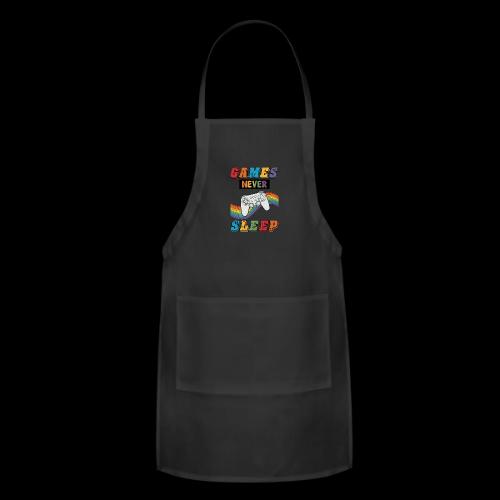 Games Never Sleep Rainbow - Adjustable Apron