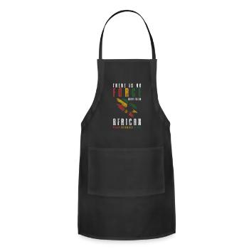 Africa Wilderness Nature Conservation Giraffe - Adjustable Apron - black - Front - Julia (174cm)