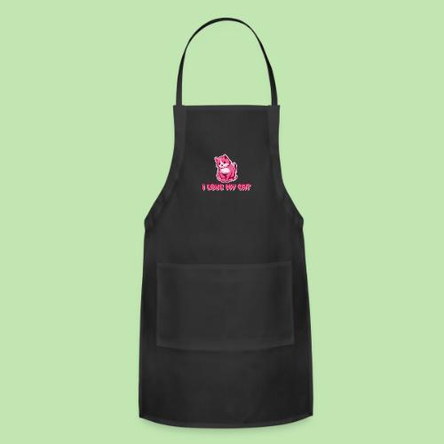 I love my cat - Adjustable Apron