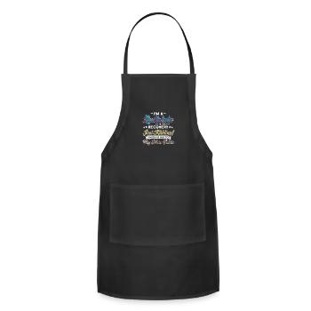 Sewers Design for Quilting Lover Quilting - Adjustable Apron - black - Front - Julia (174cm)