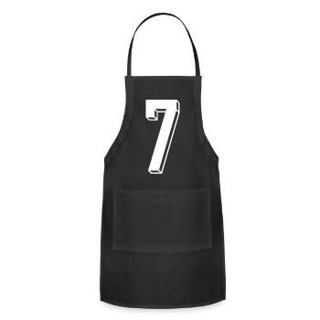 Number 7 Seven - Adjustable Apron - black - Front - Julia (174cm)