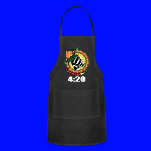 Wacky 420 Keep It Lit Time Weed Marijuana Design - Adjustable Apron