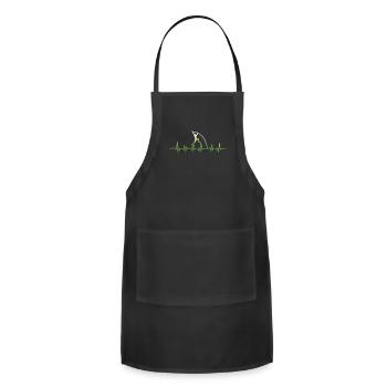 Pole Vault American Vaulting Gymnast Dancing - Adjustable Apron - black - Front - Julia (174cm)
