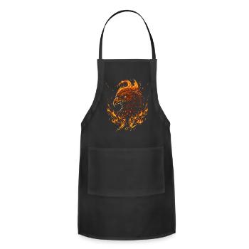 Phoenix - Adjustable Apron - black - Front - Julia (174cm)
