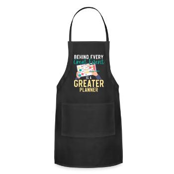 Event Planner Coordinator Job Event Planning - Adjustable Apron - black - Front - Julia (174cm)