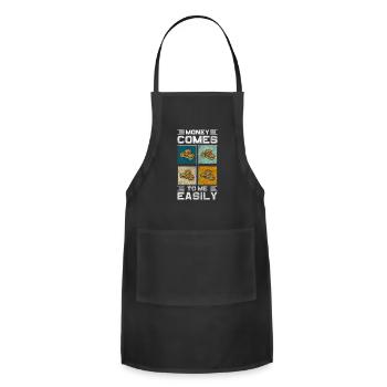 Wealth Prosperity Business - Adjustable Apron - black - Front - Julia (174cm)