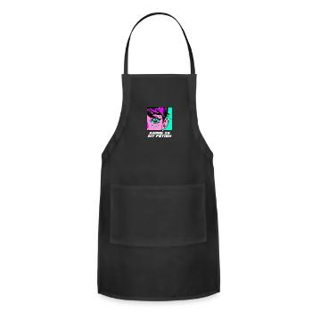 Anime Is My Fetish Manga Nerd Japanese Animation W - Adjustable Apron - black - Front - Julia (174cm)