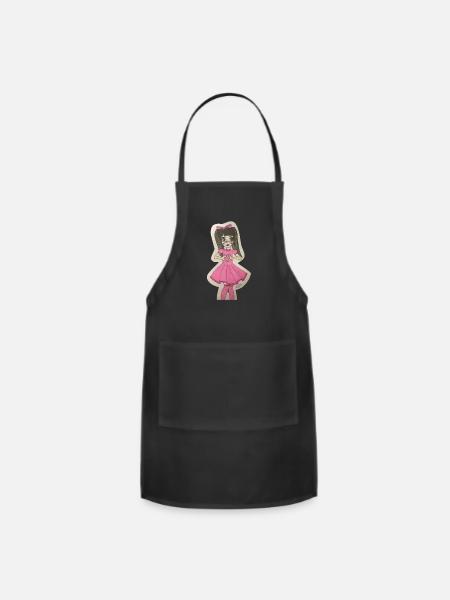 Too Adorable - Adjustable Apron - black