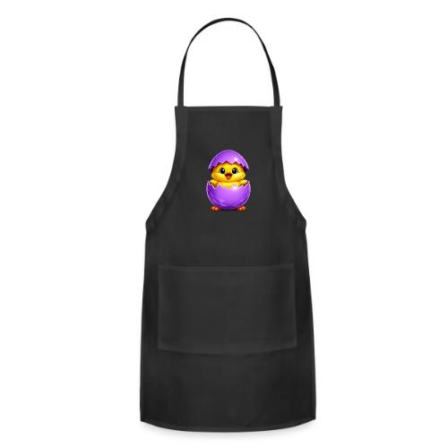 Easter Chick Purple - Adjustable Apron