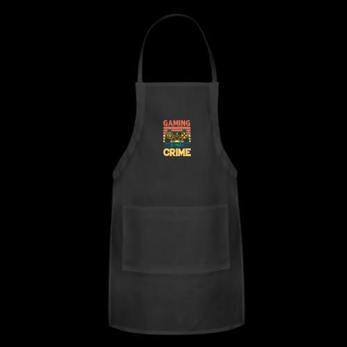 Gaming Is Not A Crime Tee - Adjustable Apron