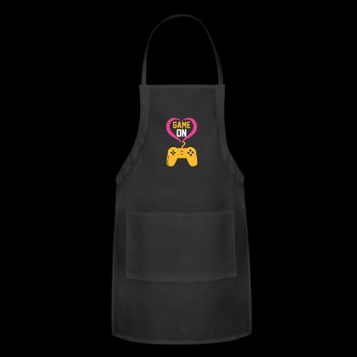 Game On! Pink Heart Controller - Adjustable Apron