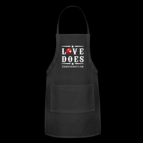Love Does Grey Type - Adjustable Apron