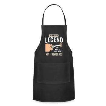 Pinball arcade player - Adjustable Apron - black - Front - Julia (174cm)
