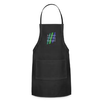 beautiful phrases - Adjustable Apron - black - Front - Julia (174cm)