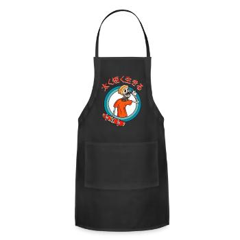 Coffee Skater - Adjustable Apron - black - Front - Julia (174cm)