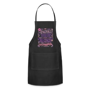 Be Kind Remarkable Inspirational Understanding - Adjustable Apron - black - Front - Julia (174cm)