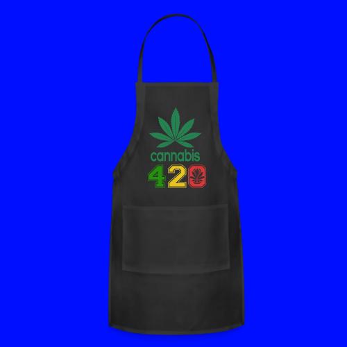 Light Hearted 420 Make It Legal Weed Marijuana - Adjustable Apron