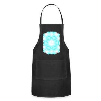 Aqua Vortex Circle - Adjustable Apron - black - Front - Julia (174cm)