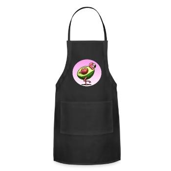 Avocado Flamingo Fusion - Adjustable Apron - black - Front - Julia (174cm)