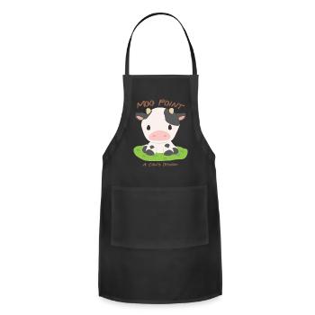 Moo Point - Adjustable Apron - black - Front - Julia (174cm)