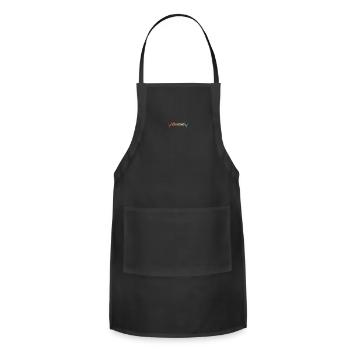 Vintage Clarinet Heartbeat - Adjustable Apron - black - Front - Julia (174cm)