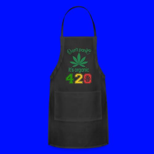 Joshing 420 Organic Herb Weed Marijuana Design - Adjustable Apron
