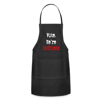 Vote We're Ruthless - Adjustable Apron - black - Front - Julia (174cm)