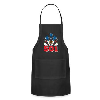Throw Competitive Sports Dart Throwers Dartboard - Adjustable Apron - black - Front - Julia (174cm)