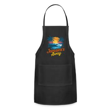 Jamaica's Away - Adjustable Apron - black - Front - Julia (174cm)