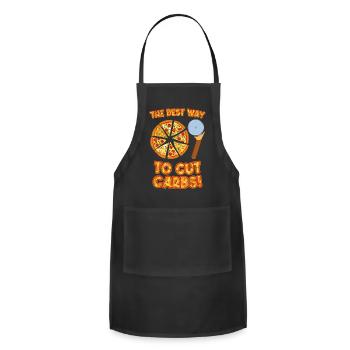 The best way to cut carbs - Adjustable Apron - black - Front - Julia (174cm)