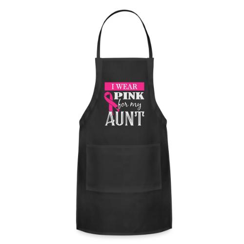 I Wear Pink for My Aunt - Adjustable Apron