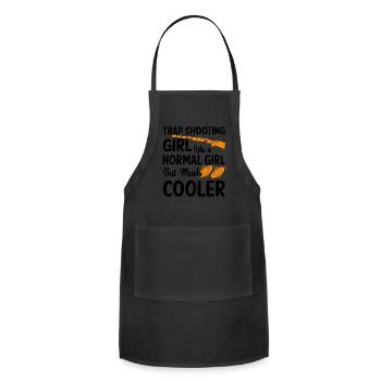 Trap shooter - Adjustable Apron - black - Front - Julia (174cm)