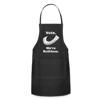 Vote We're Ruthless - Adjustable Apron - black - Front - Julia (174cm)