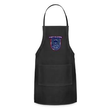I CAN'T FIX STUPID, BUT I CAN ARREST IT - Adjustable Apron - black - Front - Julia (174cm)