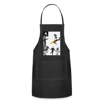 Doomsday jwk jojo studio  - Adjustable Apron - black - Front - Julia (174cm)