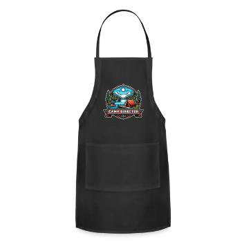 Camp Director Counselor Adventure Camp Manager - Adjustable Apron - black - Front - Julia (174cm)