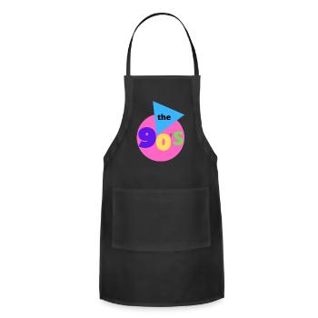 the 90's - Adjustable Apron - black - Front - Julia (174cm)