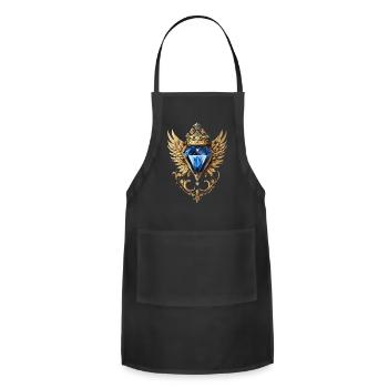 Diamond Crown - Adjustable Apron - black - Front - Julia (174cm)